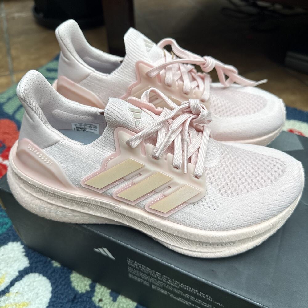 adidas Ultraboost 5 W Sandy Pink Women Road Running Jogging Shoes ID8845 STEPN